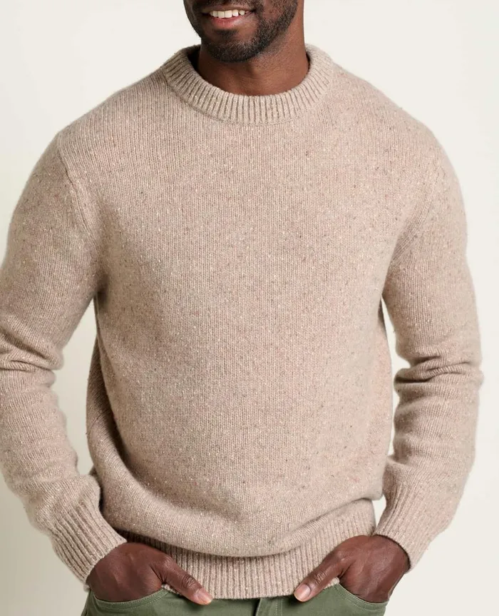 Men039s Men039s Wilde Crew Sweater Honey Brown ToadandCo Sweaters
