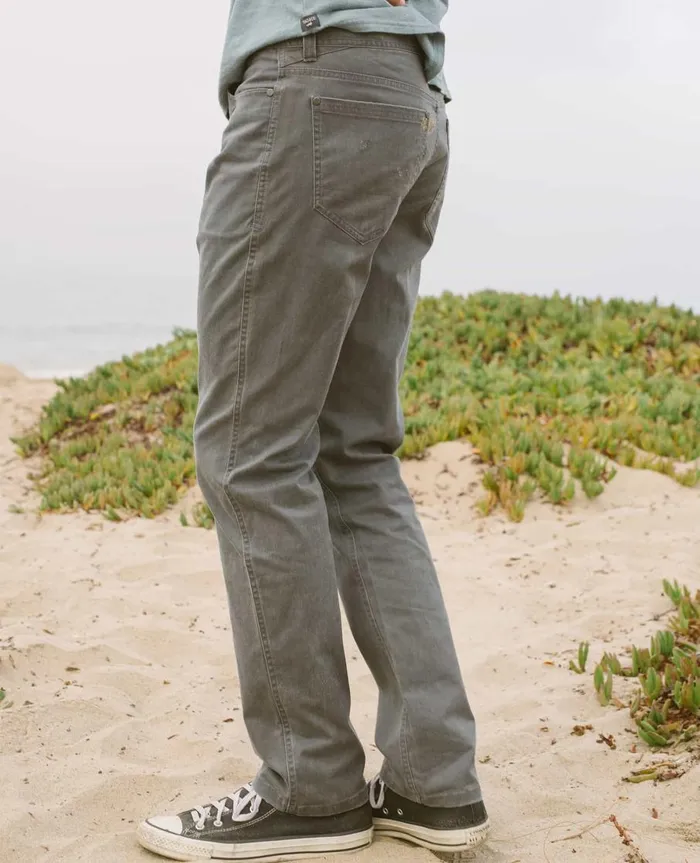 Men039s Mission Ridge 5 Pocket Lean Pant Iron Vintage Wash ToadandCo Pants