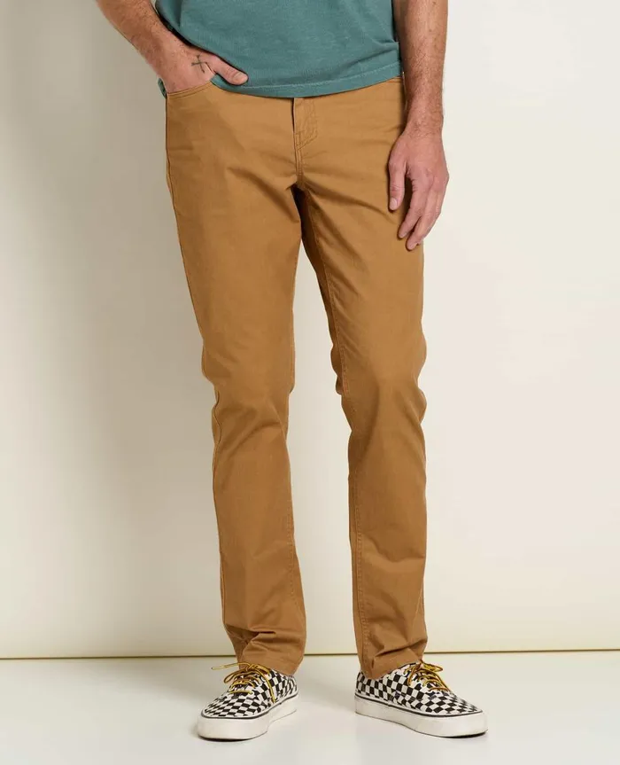 Men039s Mission Ridge 5 Pocket Lean Pant Tabac Vintage Wash ToadandCo Pants