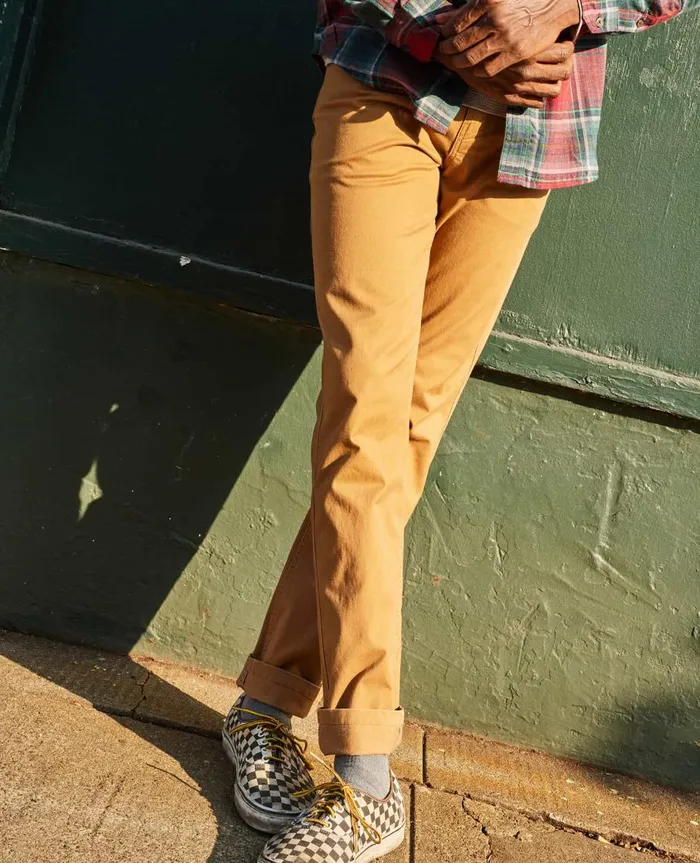 Men039s Mission Ridge 5 Pocket Lean Pant Tabac Vintage Wash ToadandCo Pants