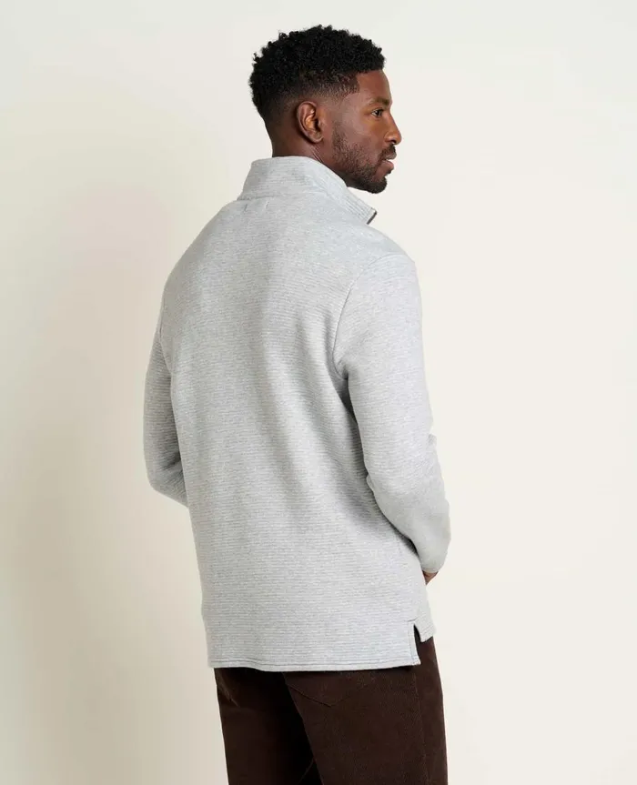 Men039s Moonwake 14 Zip Pullover Heather Grey ToadandCo Jackets and Layers