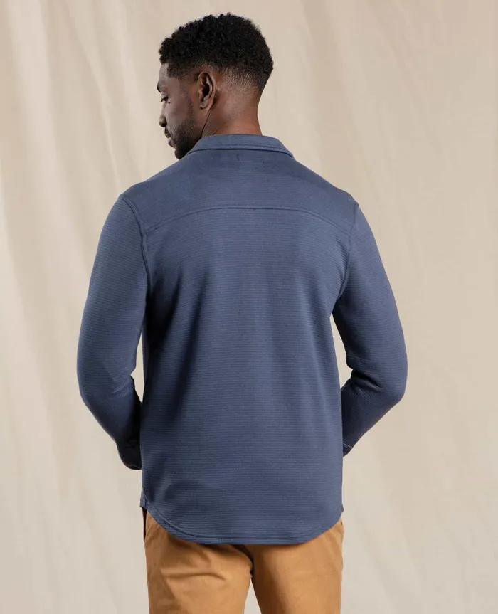 Men039s Moonwake Long Sleeve Shirt True Navy ToadandCo Shirts