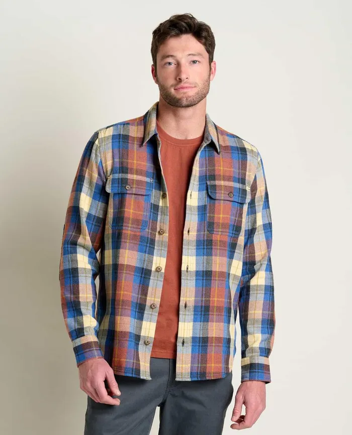 Men039s Ranchero Long Sleeve Shirt Sea Blue ToadandCo Shirts