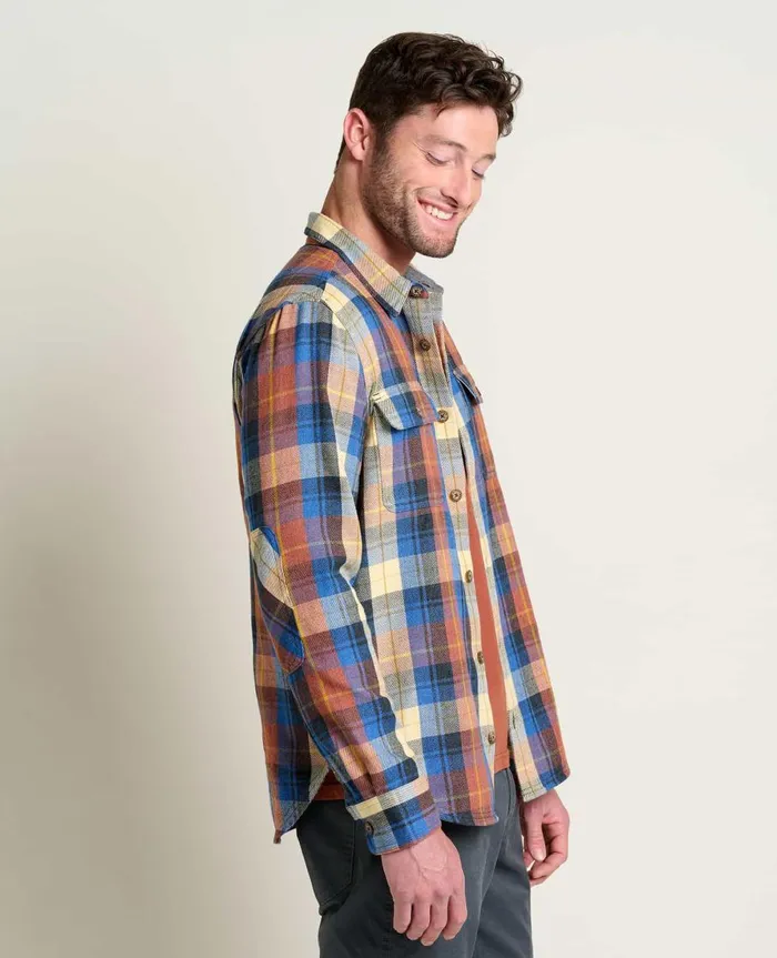 Men039s Ranchero Long Sleeve Shirt Sea Blue ToadandCo Shirts