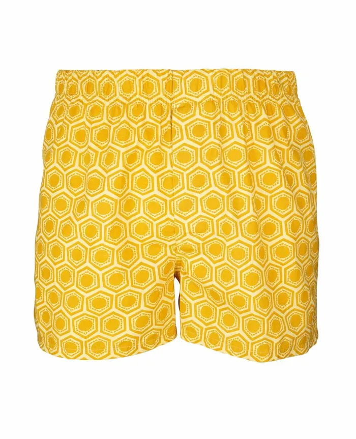 Men039s Woven Boxer Butter Honeycomb Print ToadandCo Underwear and Accessories
