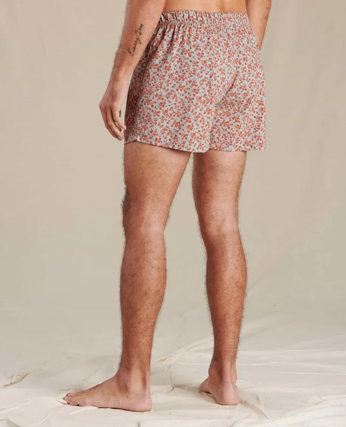 Men039s Woven Boxer Pale Slate Forager Print ToadandCo Underwear and Accessories