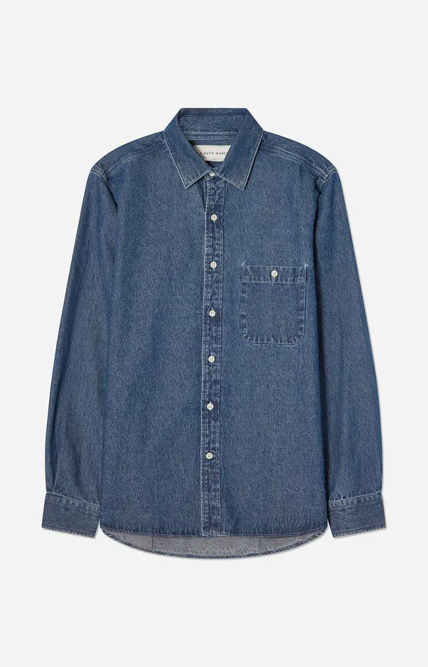 Men A Day039s March Denim Mason Sturdy Denim Shirt