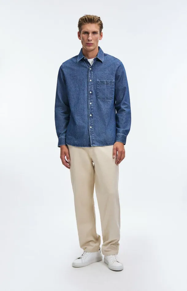 Men A Day039s March Denim Mason Sturdy Denim Shirt