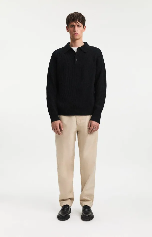 Men A Day039s March Knitwear Dover Lambswool Polo
