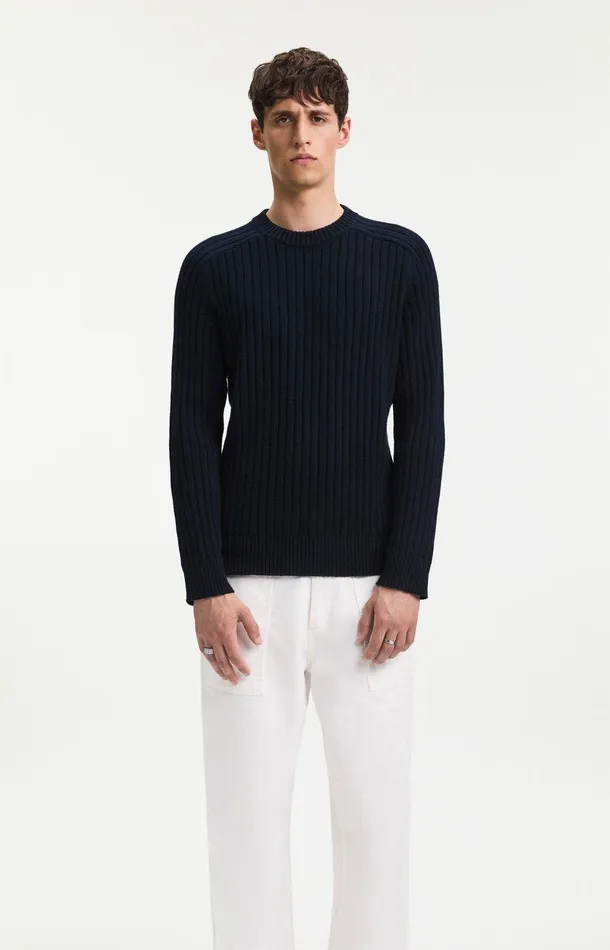 Men A Day039s March Knitwear Elmer Cotton Knit Sweater Men A Day039s March Knitwear Elmer Cotton Knit Sweater