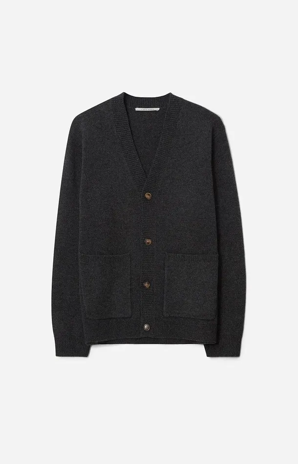Men A Day039s March Knitwear Jarrow Lambswool Cardigan