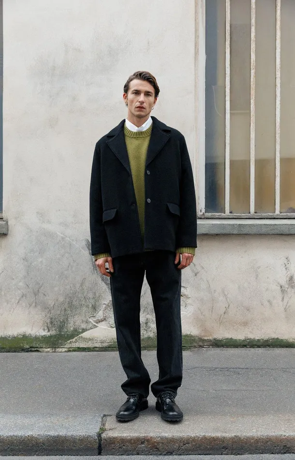 Men A Day039s March Knitwear Marlow Lambswool Sweater