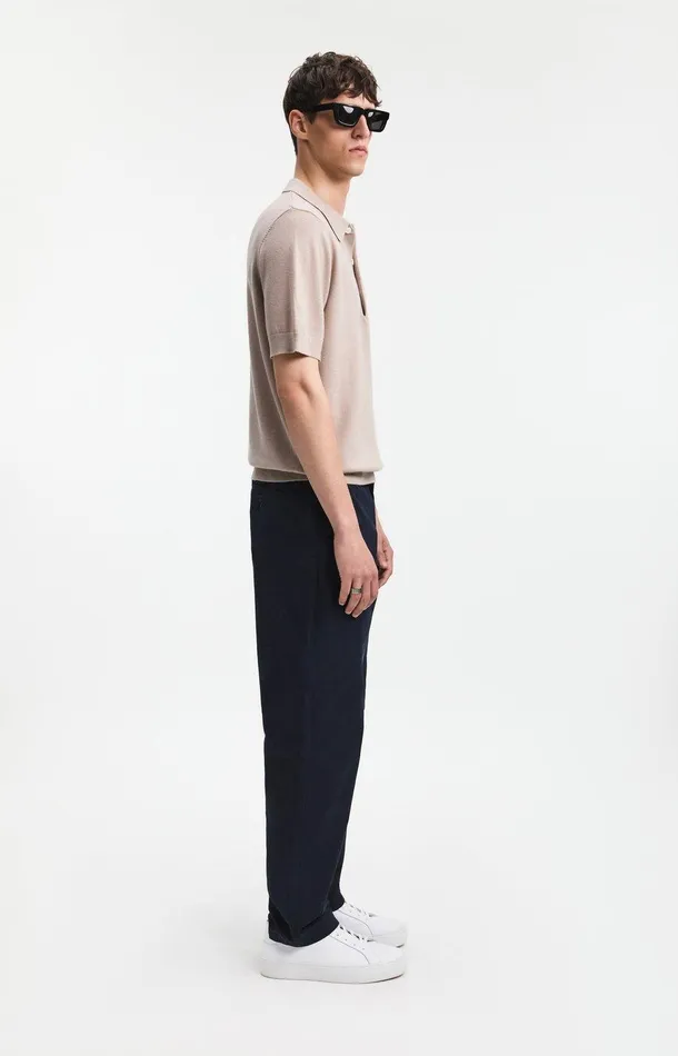 Men A Day039s March Knitwear Rosehall Merino Short Sleeve Polo Men A Day039s March Knitwear Rosehall Merino Short Sleeve Polo
