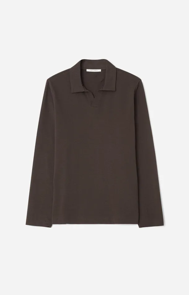 Men A Day039s March Polo Branford Long Sleeve Jersey Polo