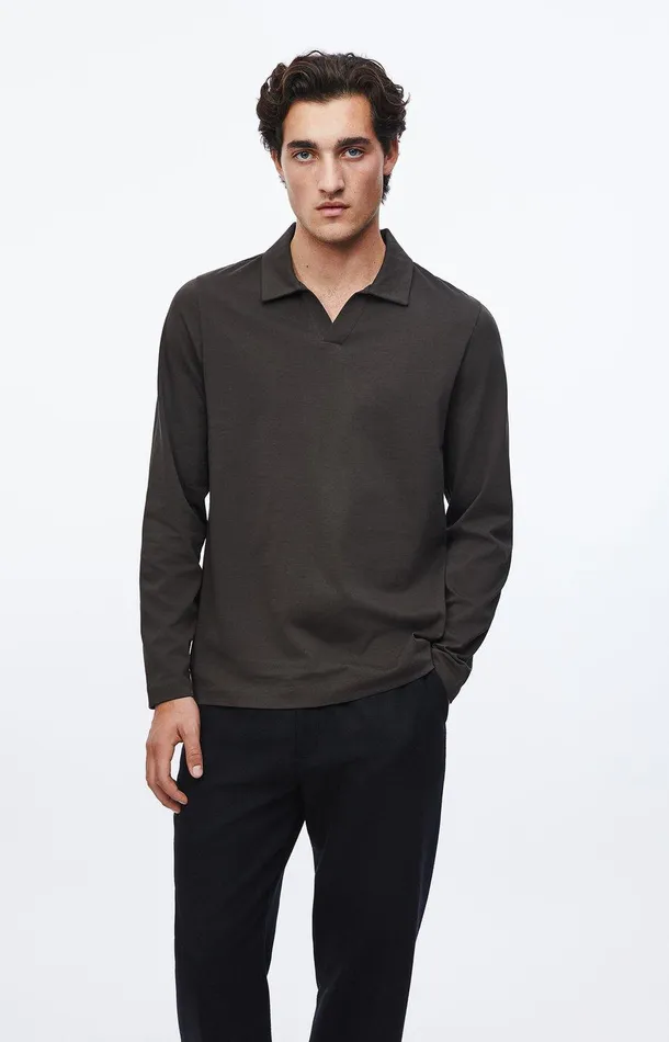 Men A Day039s March Polo Branford Long Sleeve Jersey Polo Men A Day039s March Polo Branford Long Sleeve Jersey Polo