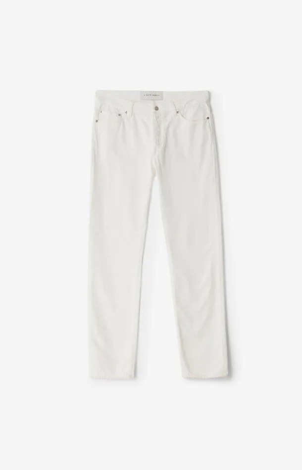 Men A Day039s March Trousers Denim No2 Off White