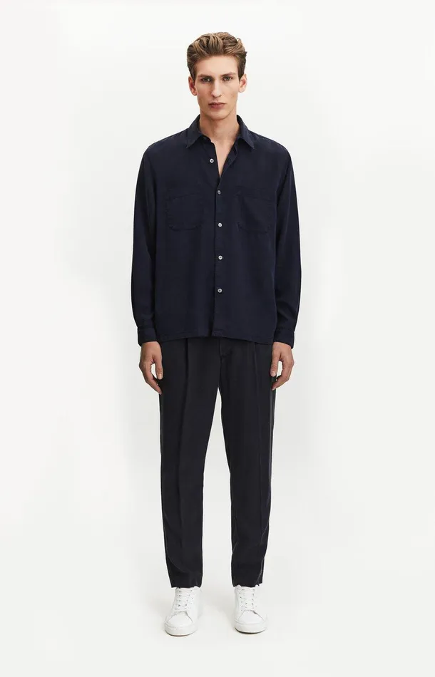 Men A Day039s March Trousers Smart Lyocell Trousers