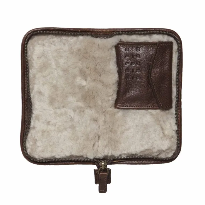 Men Accessories Billy Reid Accessories Case Titan Milled Brown