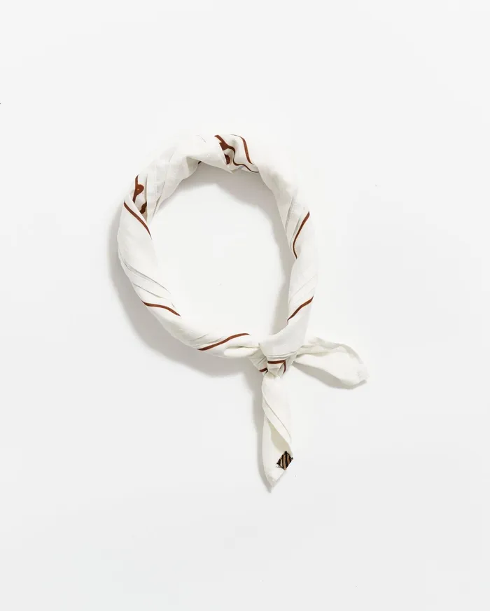 Men Accessories Billy Reid Climb Bandana Whisper White