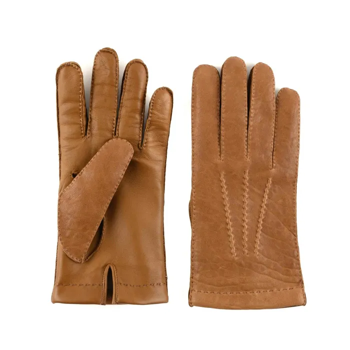 Men Accessories Billy Reid Mens Leather Gloves Cigar