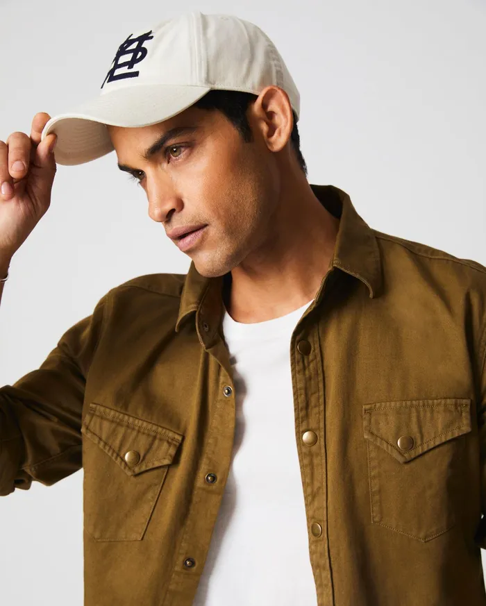 Men Accessories Billy Reid Msl Cap Charcoal