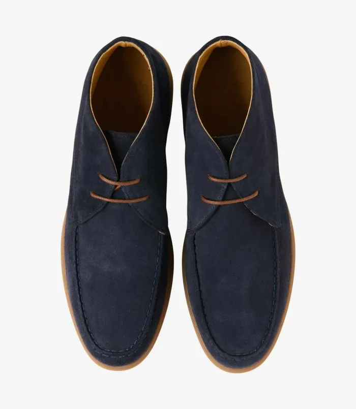 Men Amalfi Navy Suede Loake Chukka Boots Men Amalfi Navy Suede Loake Chukka Boots