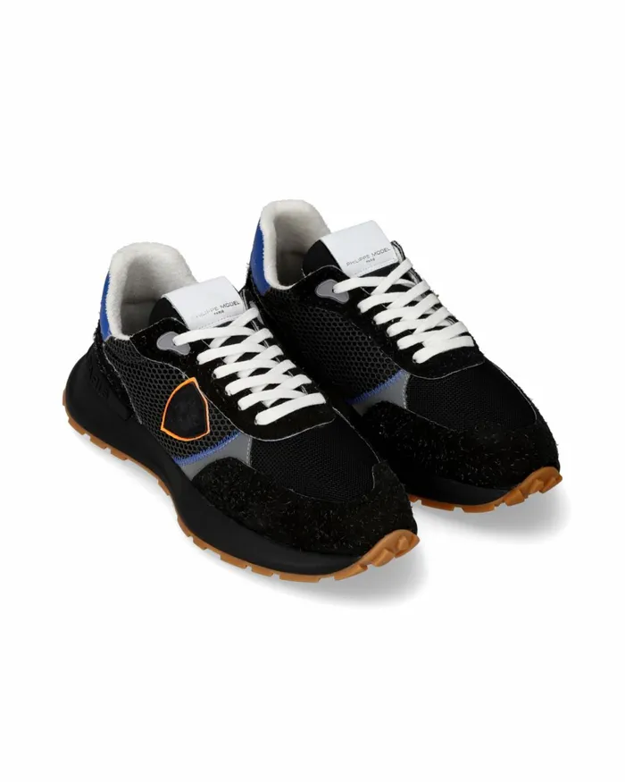 Men Antibes Sneakers BlackOrange Shoes Philippe Model Paris Running