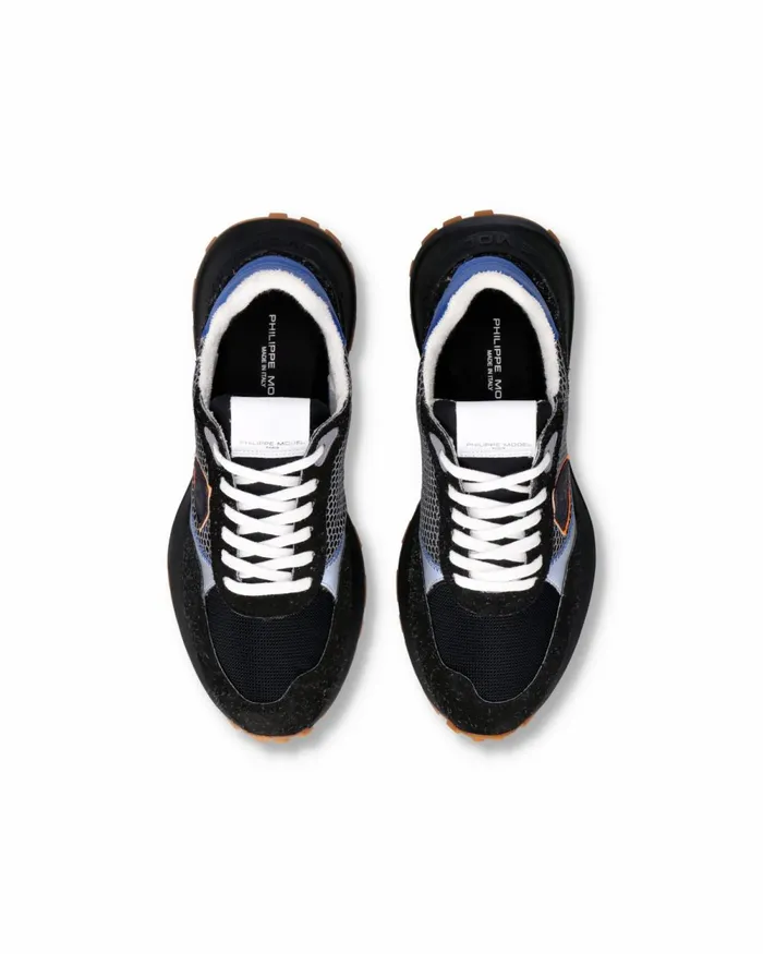 Men Antibes Sneakers BlackOrange Shoes Philippe Model Paris Running