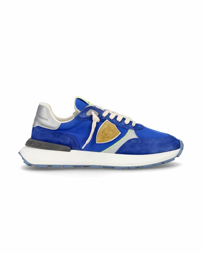 Men Antibes Sneakers Blue Shoes Paris Philippe Model Paris Running