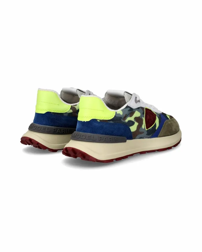 Men Antibes Sneakers GreenYellow Shoes Philippe Model Paris Running