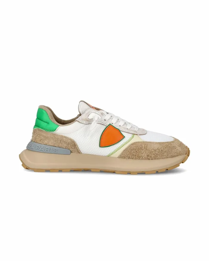 Men Antibes Sneakers WhiteBrown Shoes Paris Philippe Model Paris Low