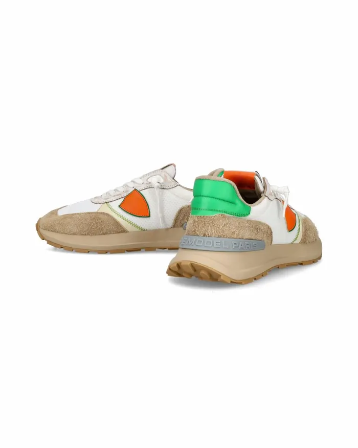 Men Antibes Sneakers WhiteBrown Shoes Paris Philippe Model Paris Low