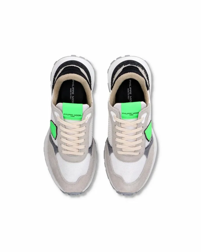 Men Antibes Sneakers WhiteGreen Shoes Paris Philippe Model Paris Running