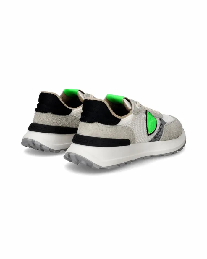 Men Antibes Sneakers WhiteGreen Shoes Paris Philippe Model Paris Running
