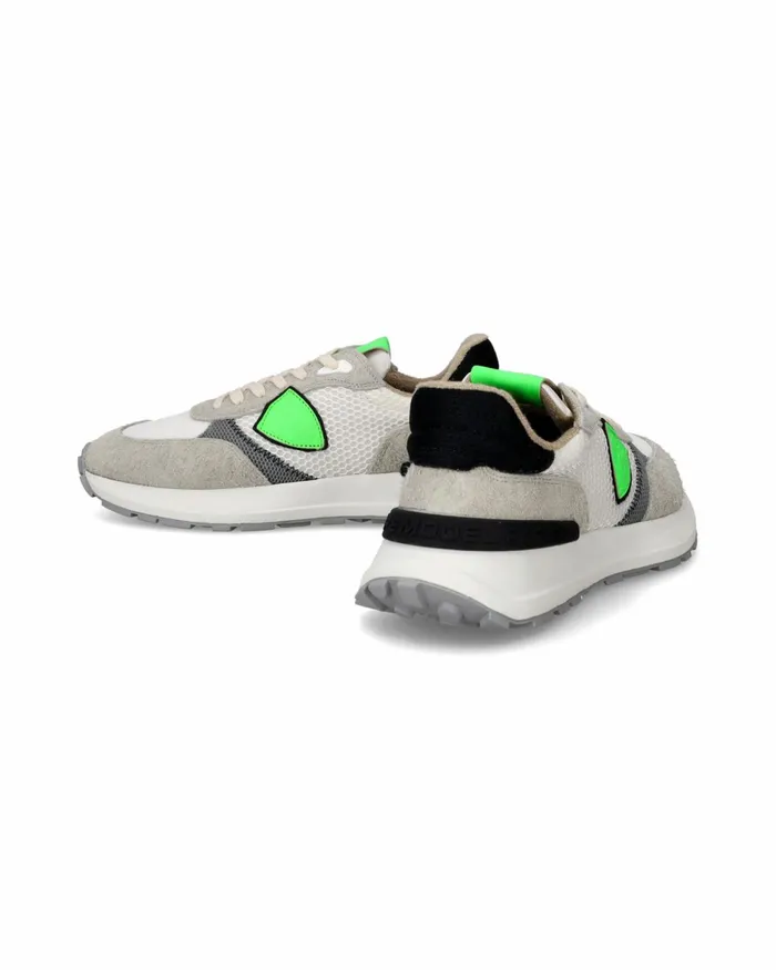 Men Antibes Sneakers WhiteGreen Shoes Paris Philippe Model Paris Running