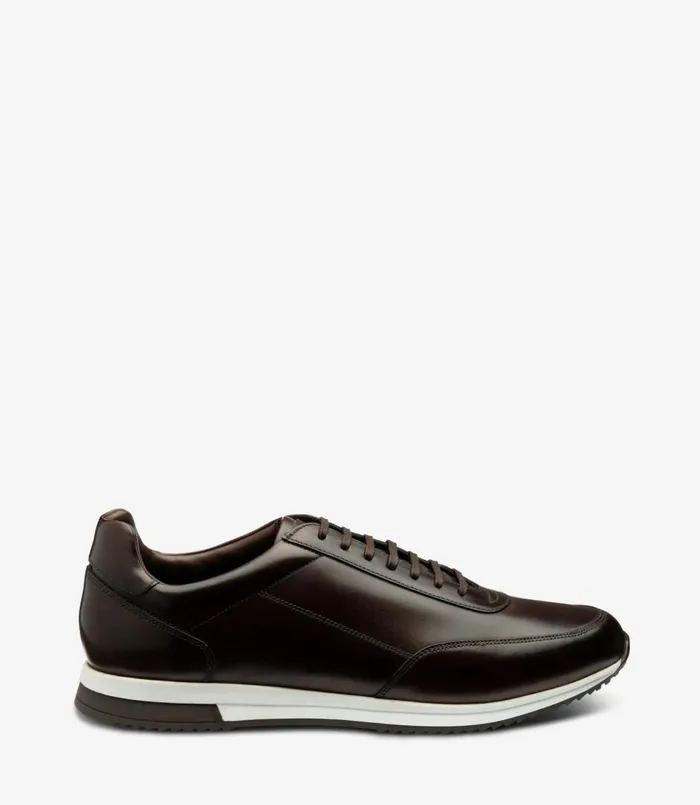 Men Bannister Dark Brown Loake Trainers and Sneakers