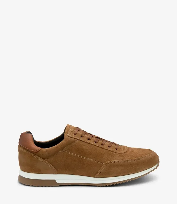 Men Bannister Tan Suede Loake Trainers and Sneakers