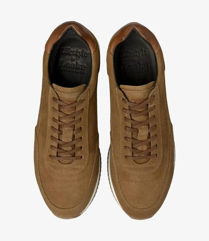 Men Bannister Tan Suede Loake Trainers and Sneakers Men Bannister Tan Suede Loake Trainers and Sneakers