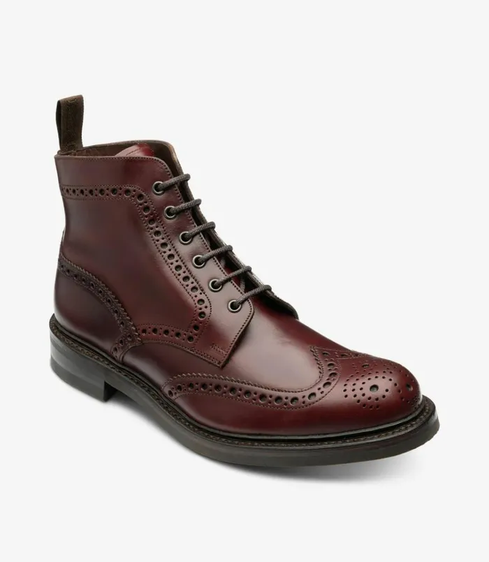 Men Bedale Burgundy Loake Boots Men Bedale Burgundy Loake Boots