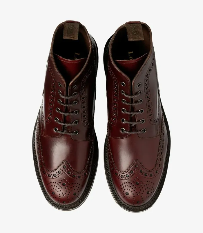 Men Bedale Burgundy Loake Boots Men Bedale Burgundy Loake Boots