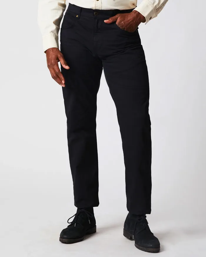 Men Bottoms Billy Reid 5 Pocket Pant Black