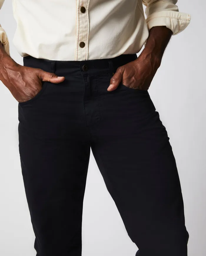 Men Bottoms Billy Reid 5 Pocket Pant Black