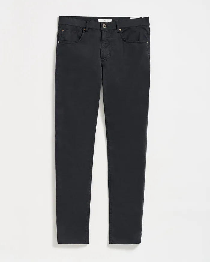 Men Bottoms Billy Reid 5 Pocket Pant Black