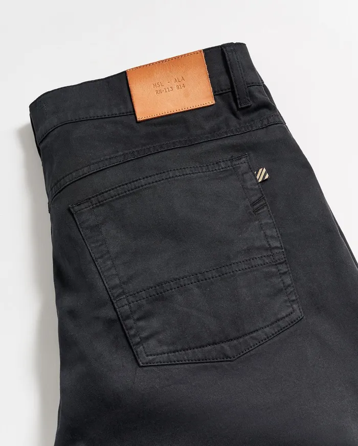 Men Bottoms Billy Reid 5 Pocket Pant Black
