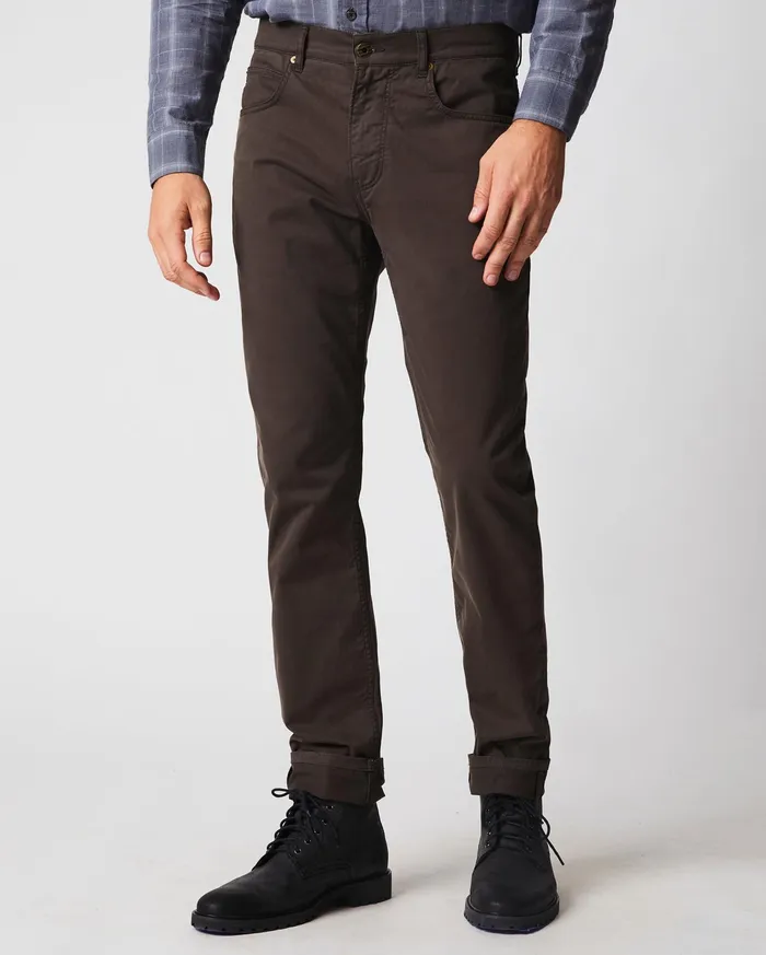 Men Bottoms Billy Reid 5 Pocket Pant Charcoal