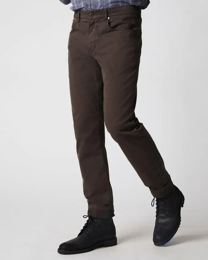 Men Bottoms Billy Reid 5 Pocket Pant Charcoal