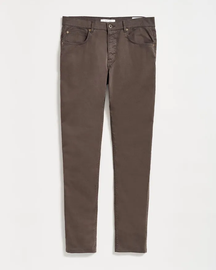 Men Bottoms Billy Reid 5 Pocket Pant Charcoal