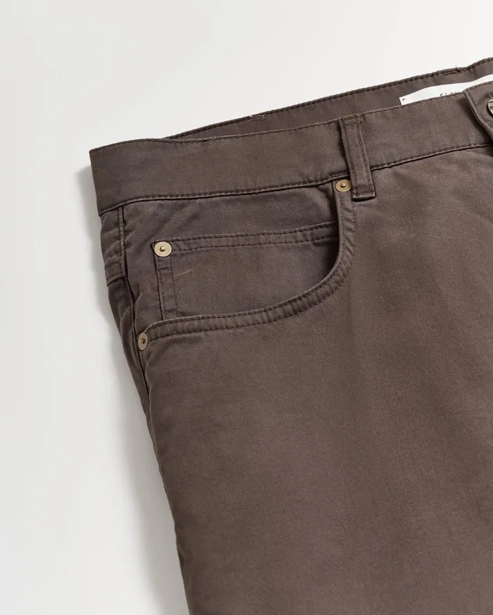 Men Bottoms Billy Reid 5 Pocket Pant Charcoal