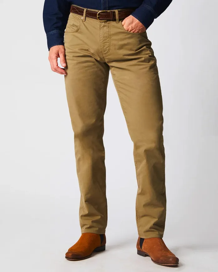 Men Bottoms Billy Reid 5 Pocket Pant Moss Green