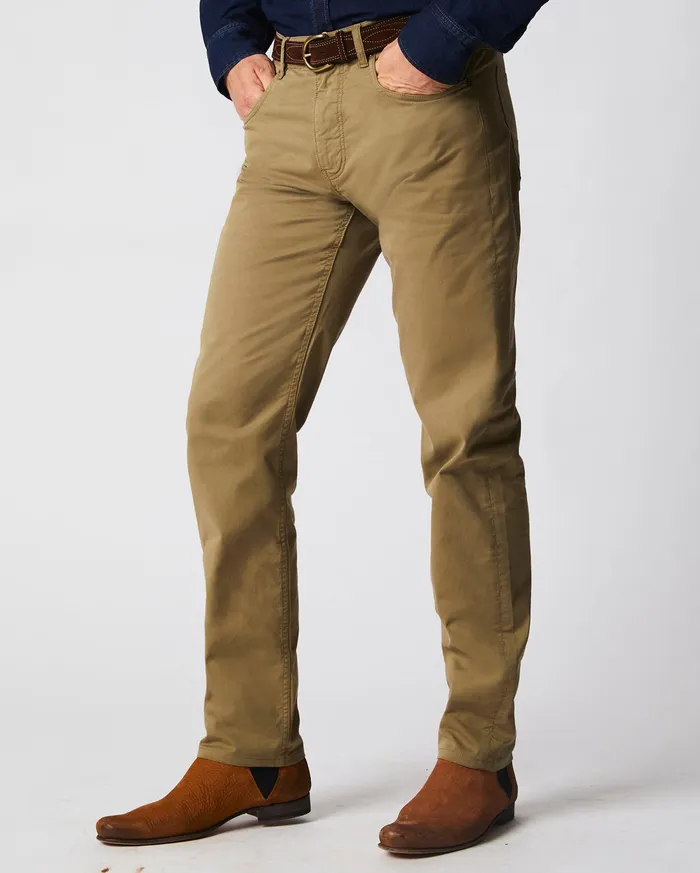 Men Bottoms Billy Reid 5 Pocket Pant Moss Green